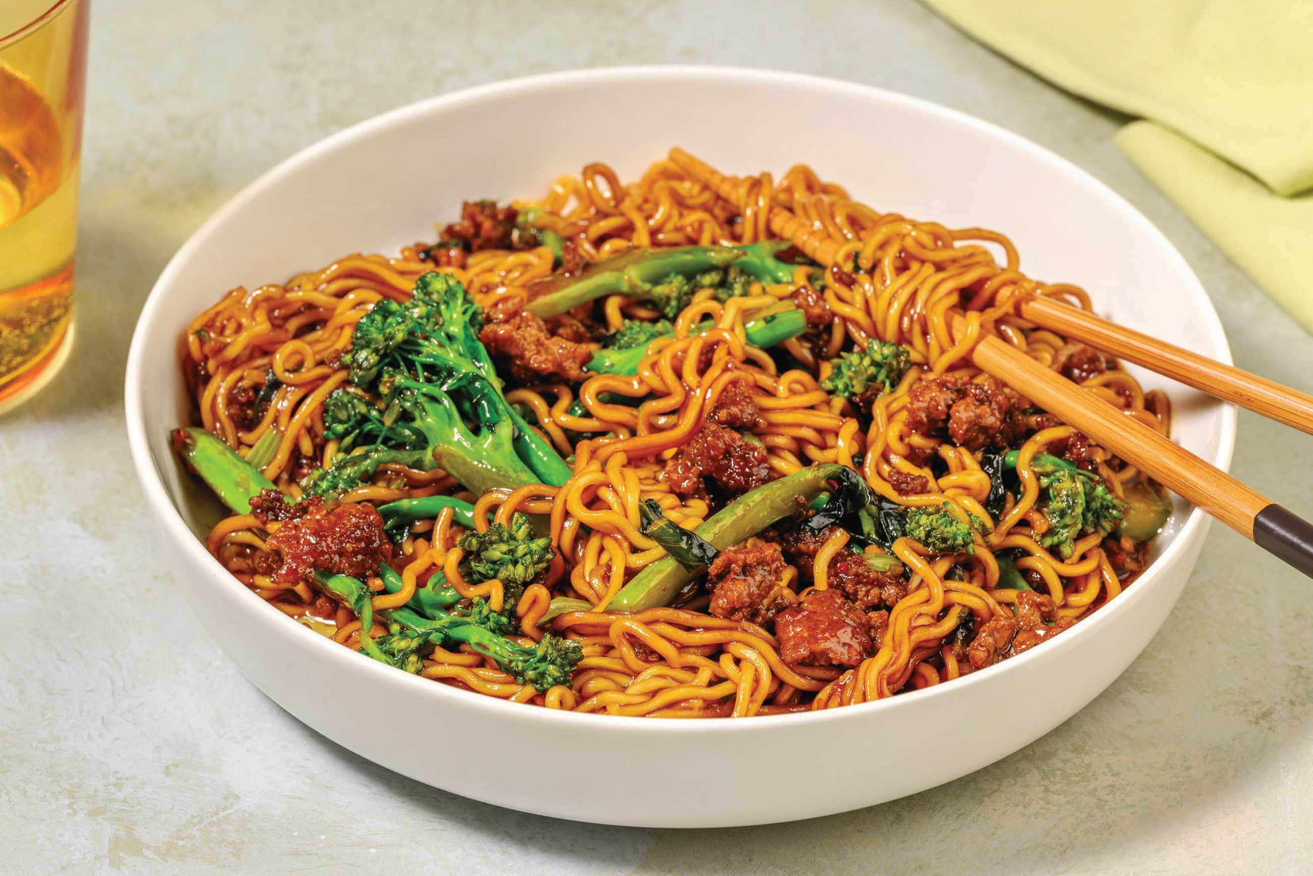 Easy As Sweet Soy Beef Noodle Stir-Fry