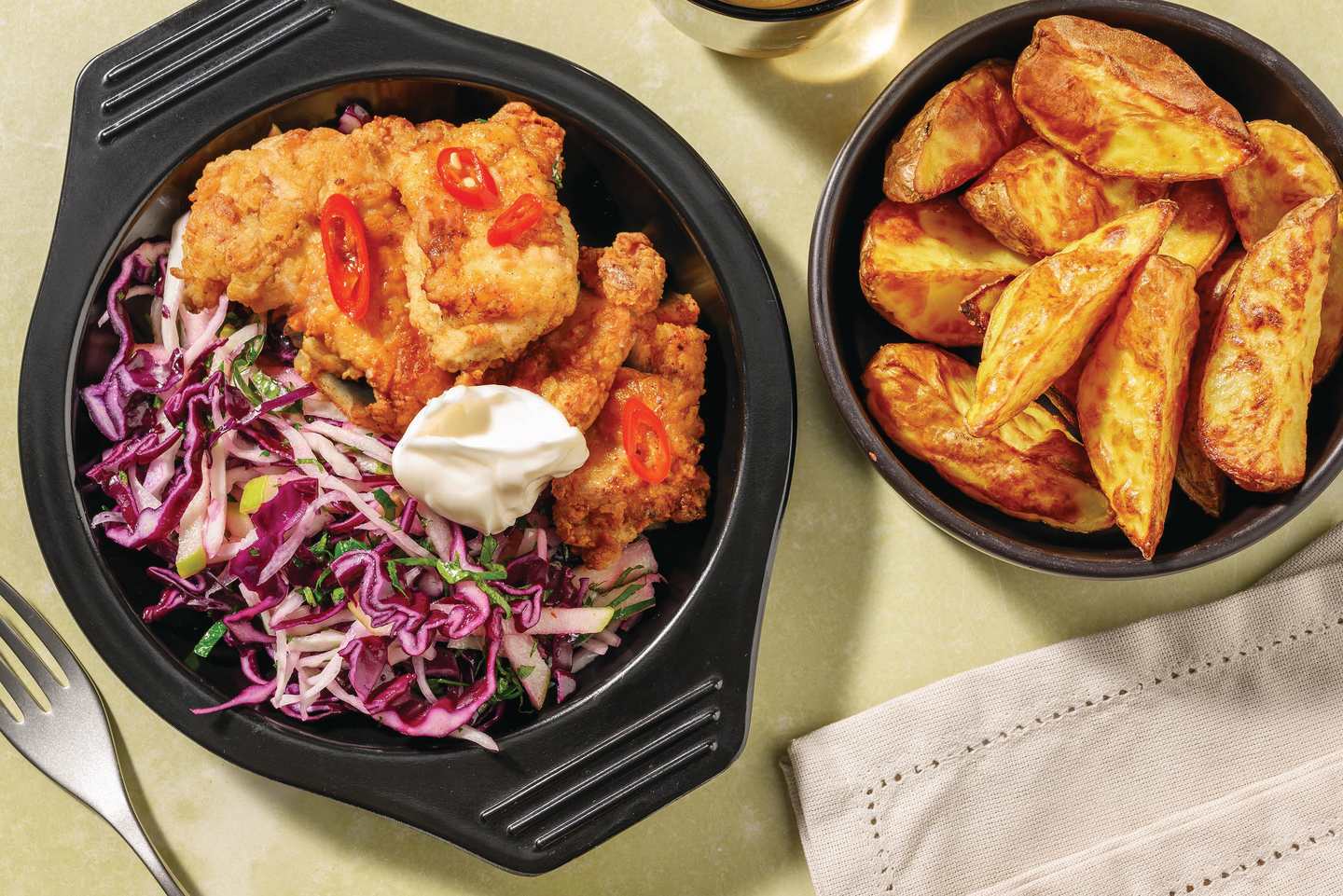 Buttermilk-Style Fried Chicken & Hot Honey