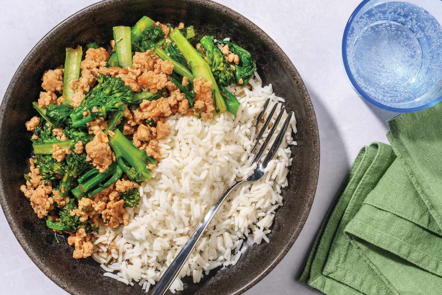 Double Sweet Soy Pork & Asian Veggie Stir-Fry