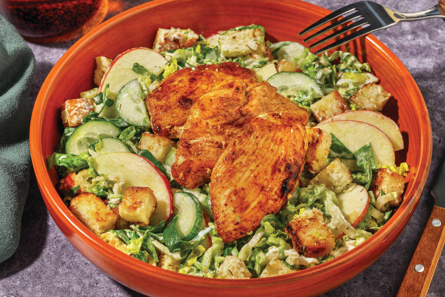 HelloHero: Plant-Based Crumbed Chicken & Apple Slaw