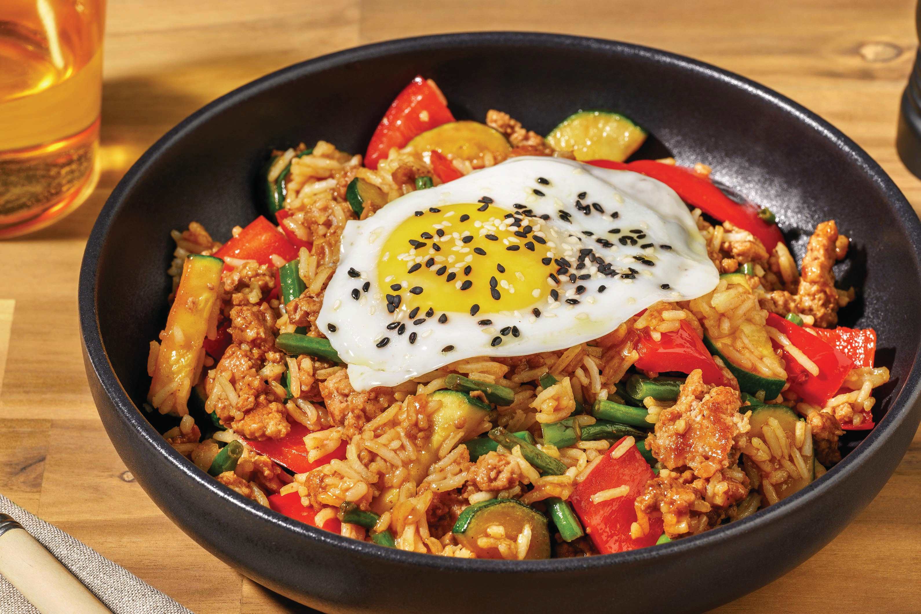 Asian Chicken & Veggie Fried Rice