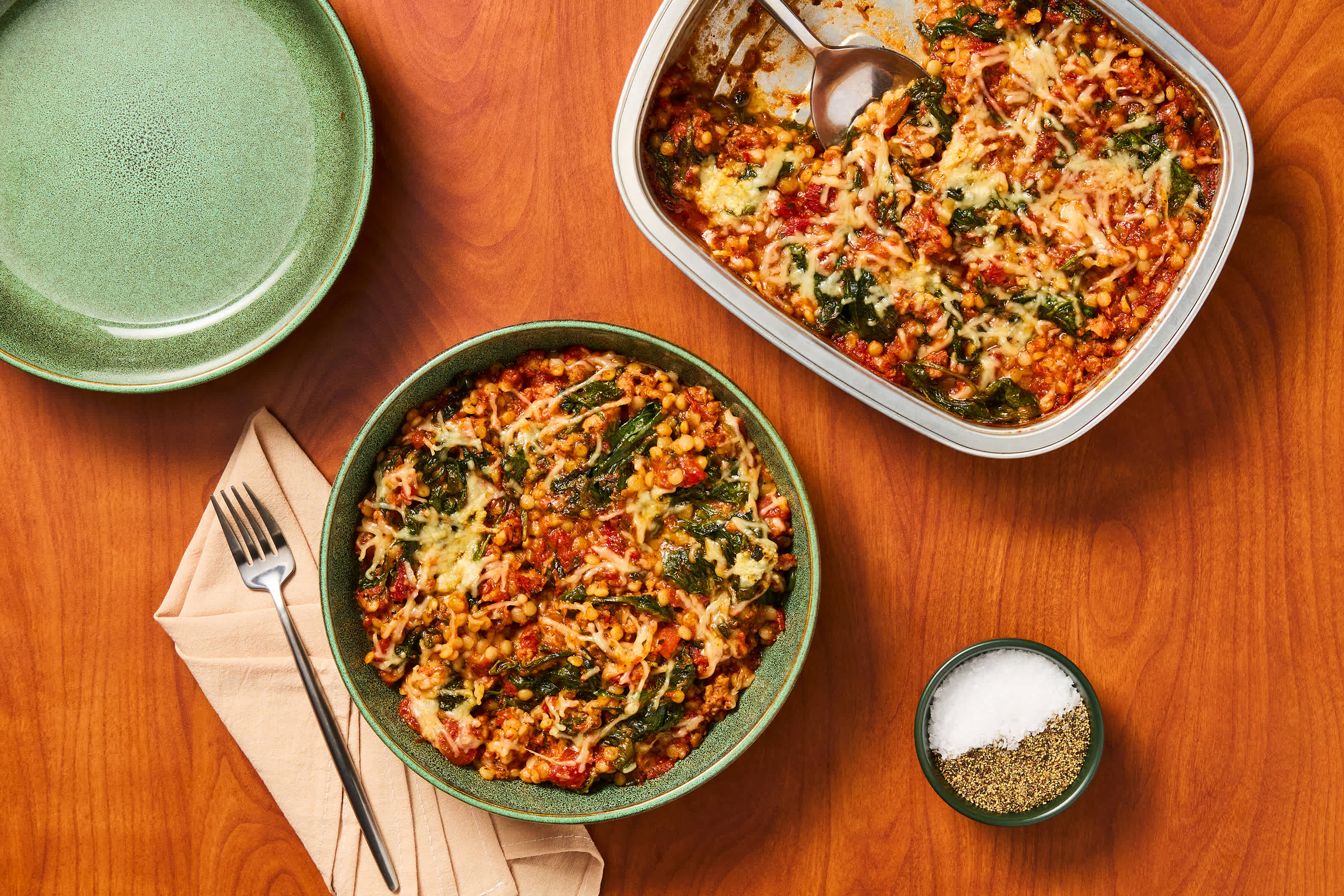 Pork Sausage Couscous Bowls