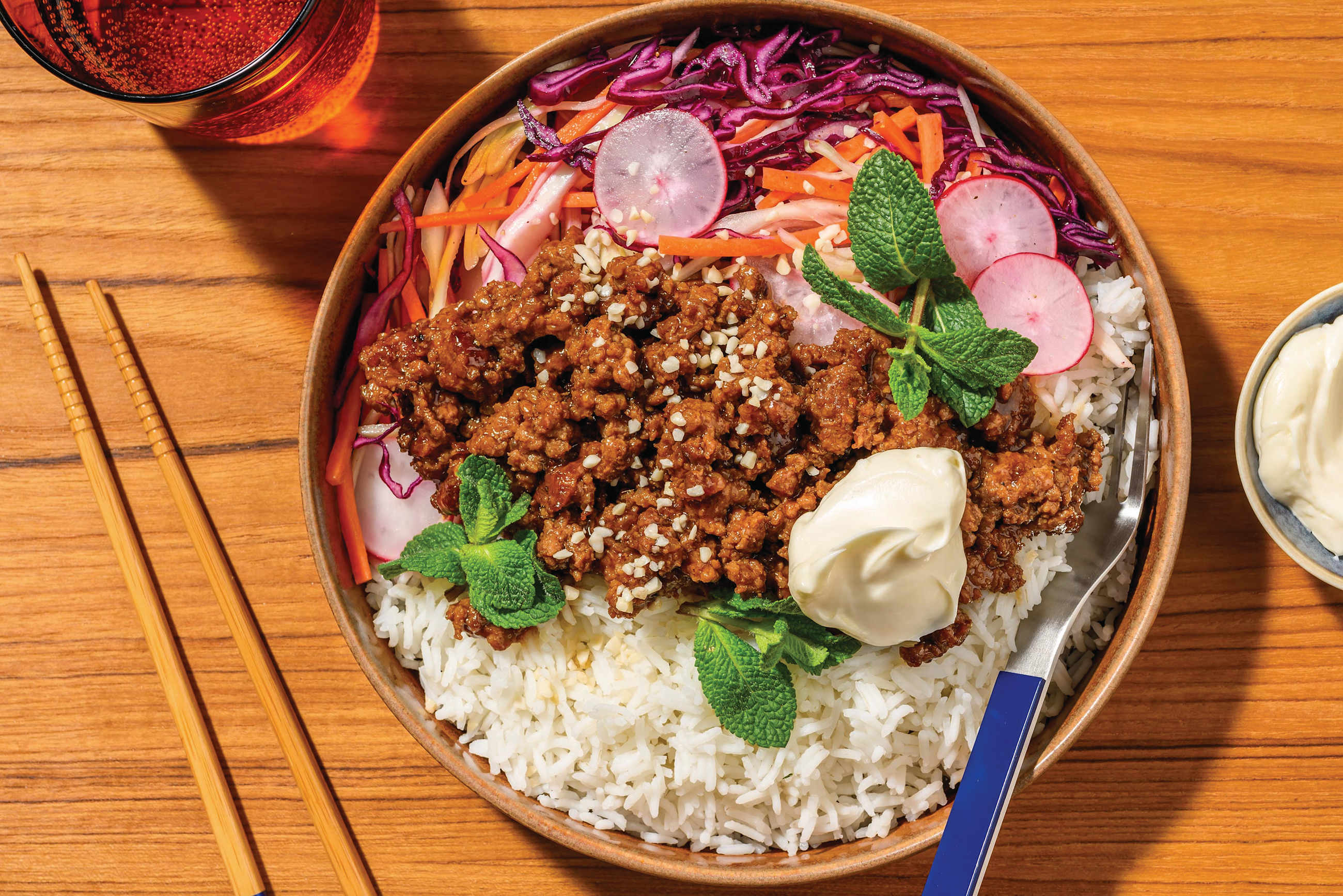 Vietnamese-Style Caramelised Beef Bowl