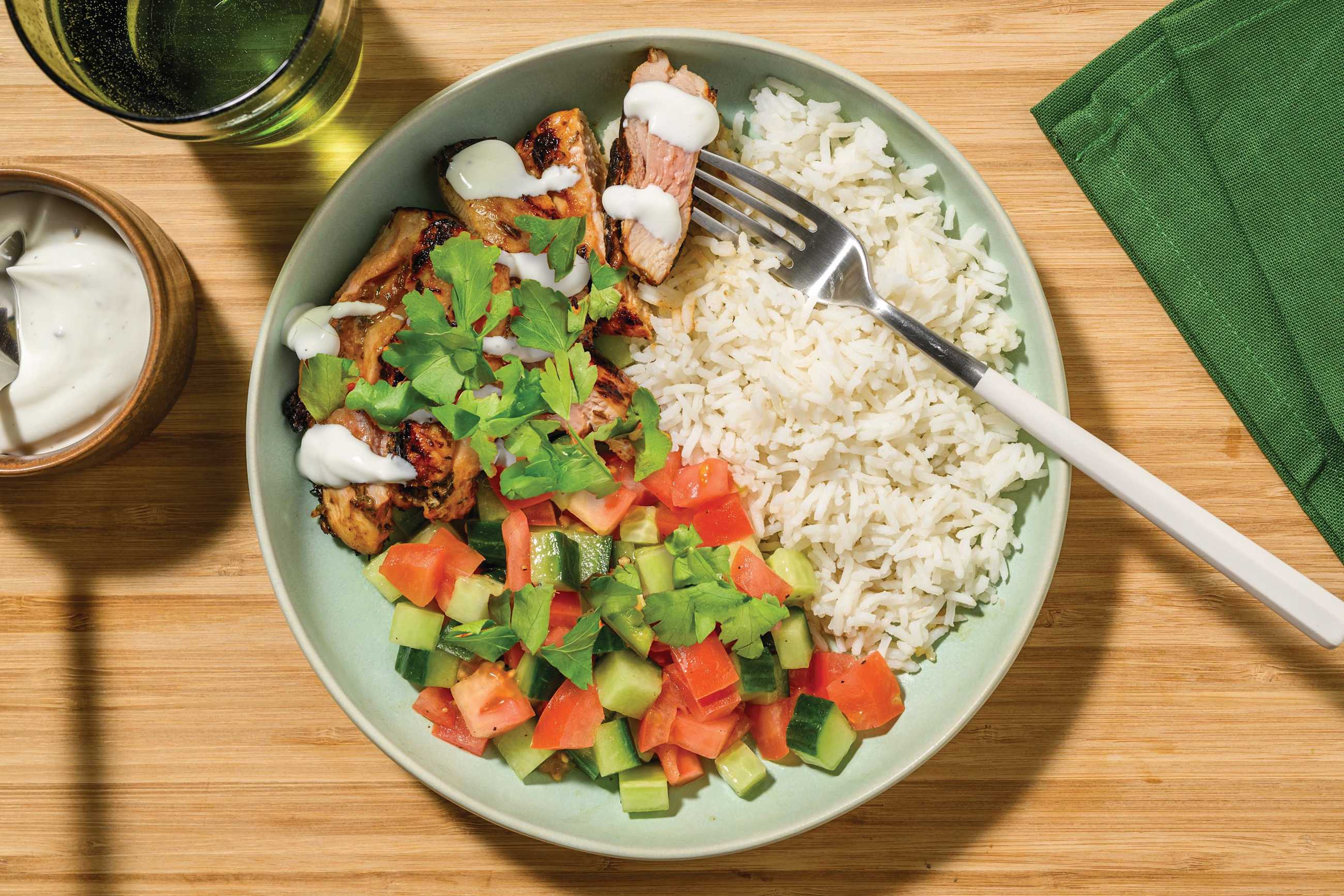 Herby Chicken & Garlic Rice