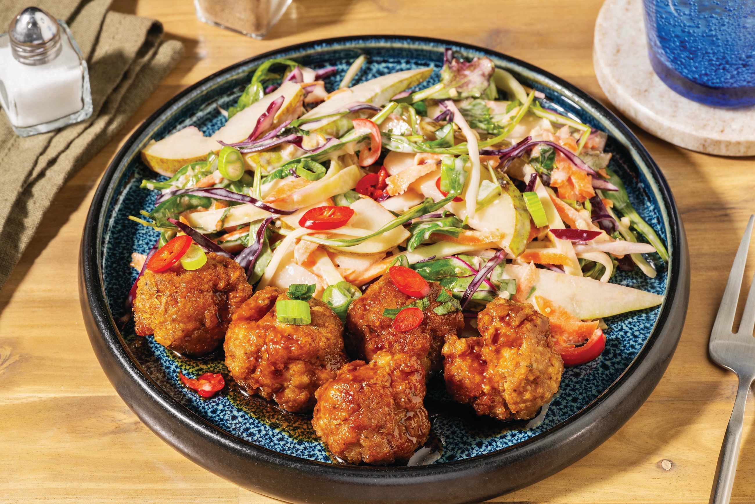 Sticky Ginger Pork Meatballs