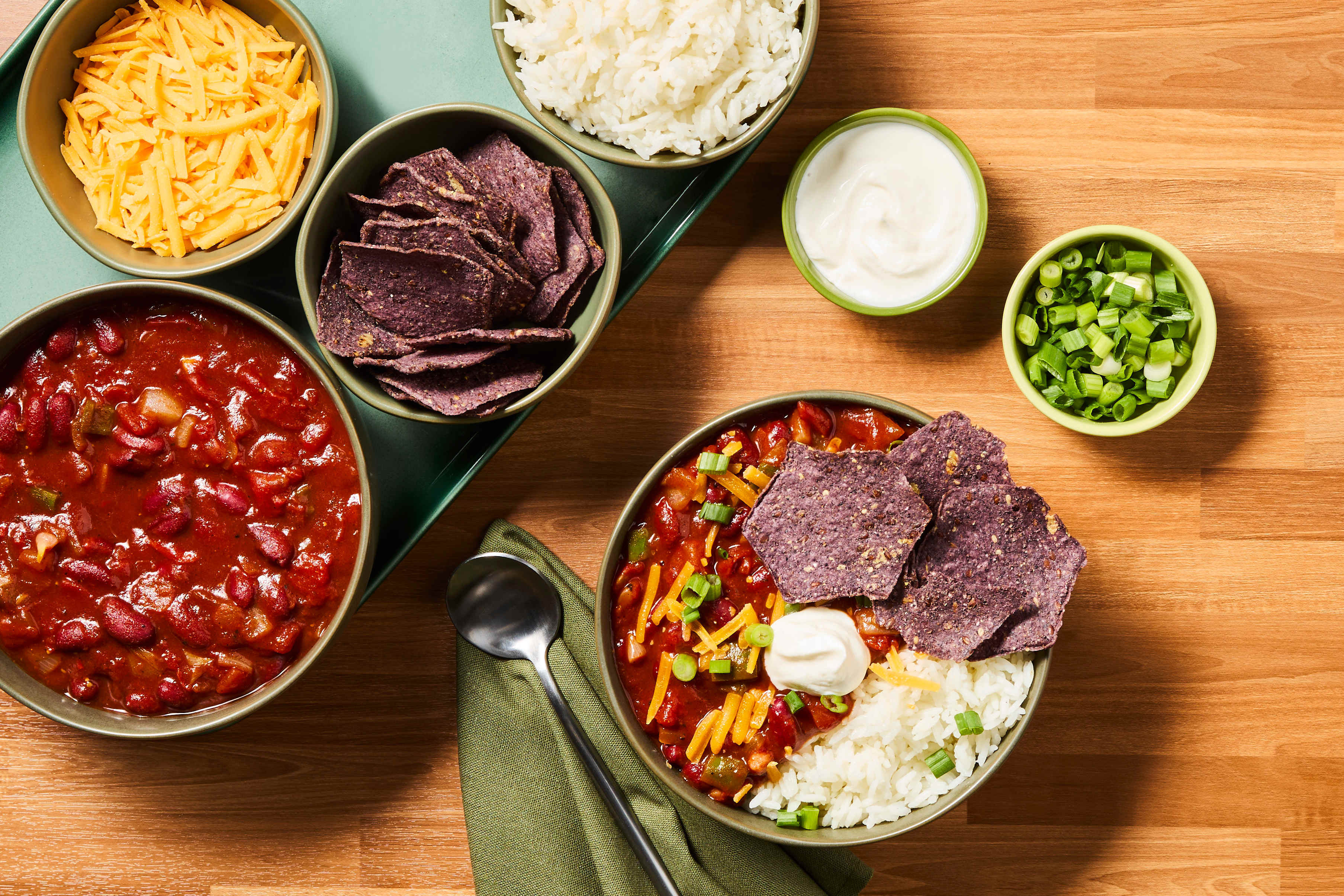 Vegetarian Chili Bar