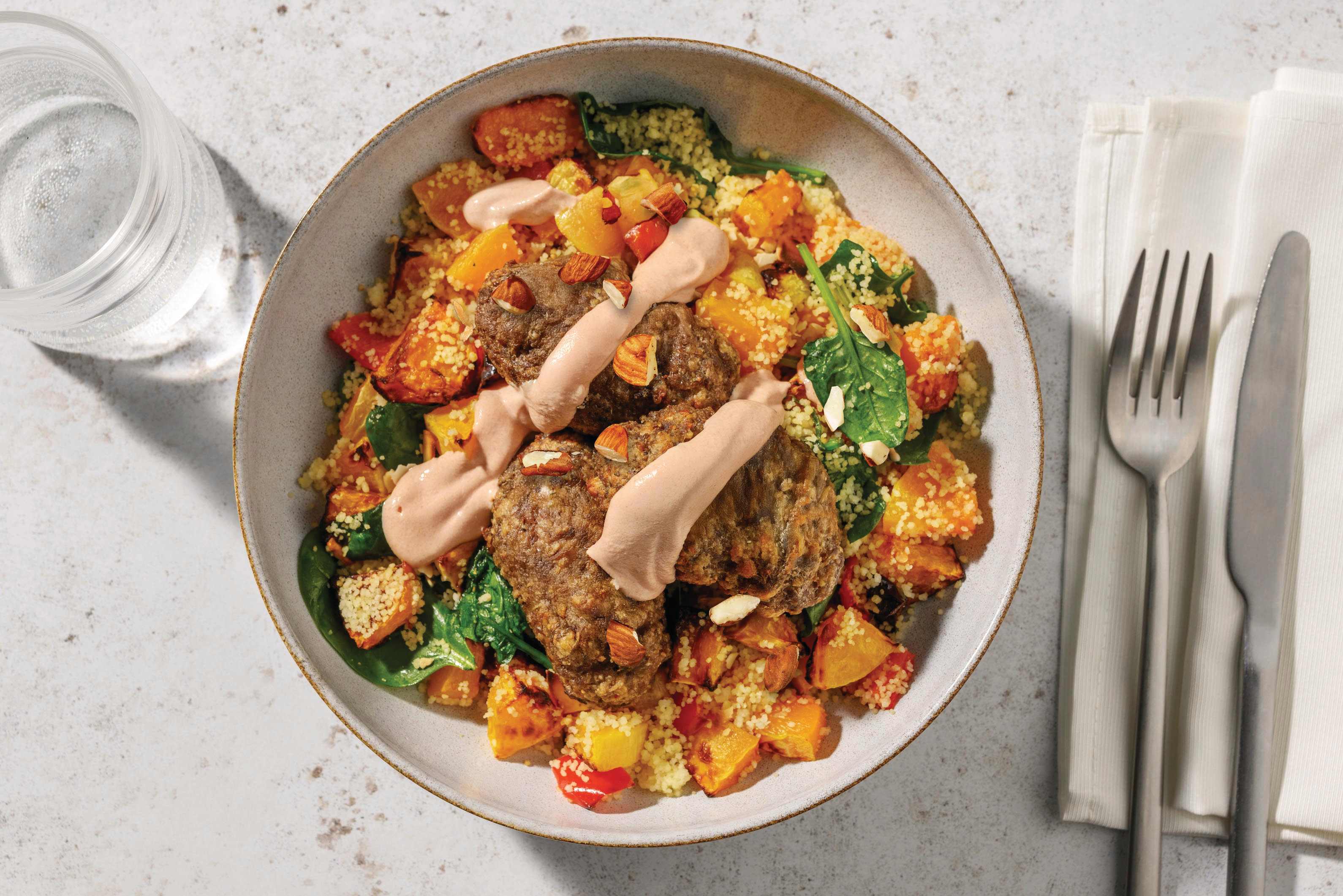 Persian Beef Koftas & Veggie Couscous
