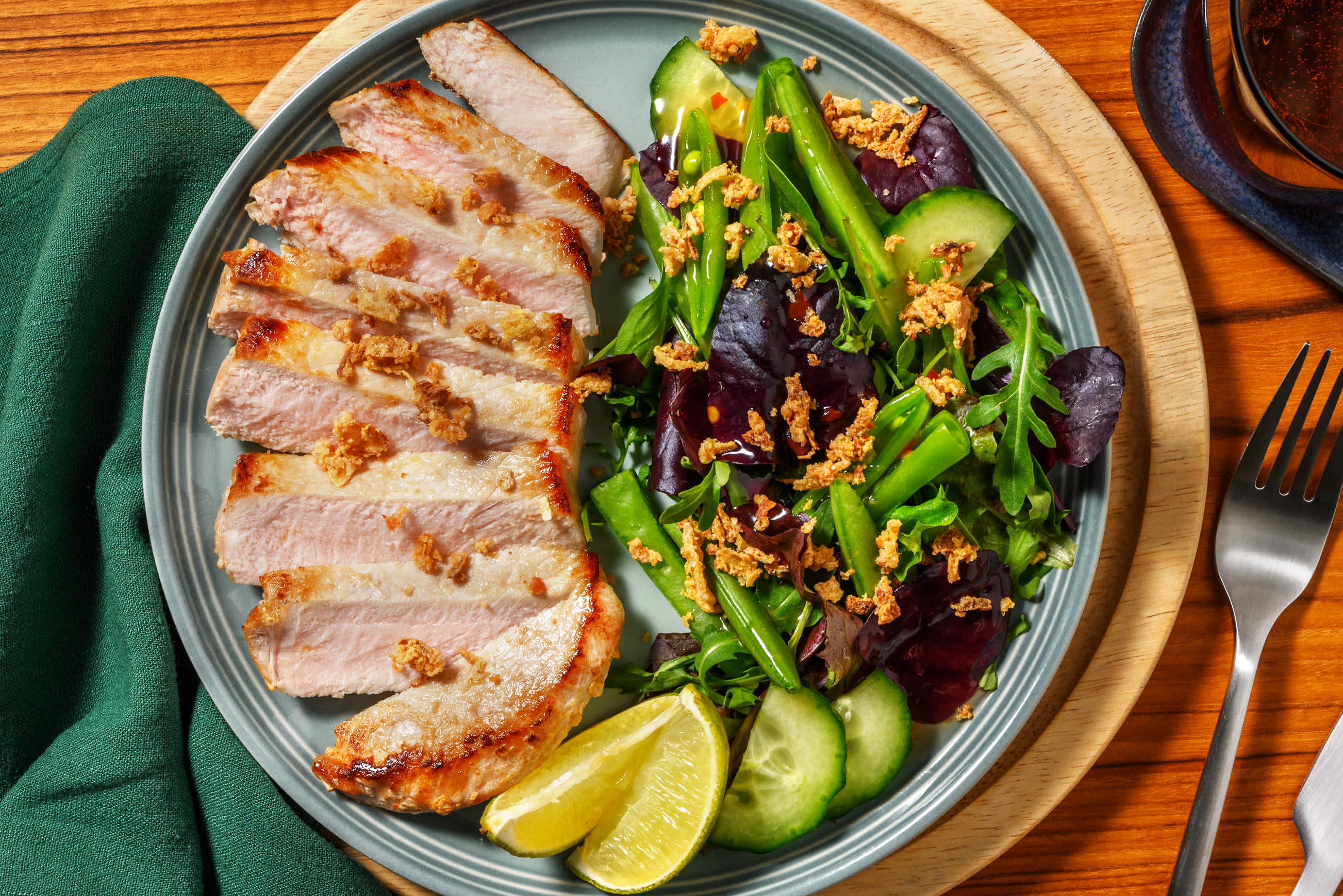 Rump Steak & Zingy Green Salad