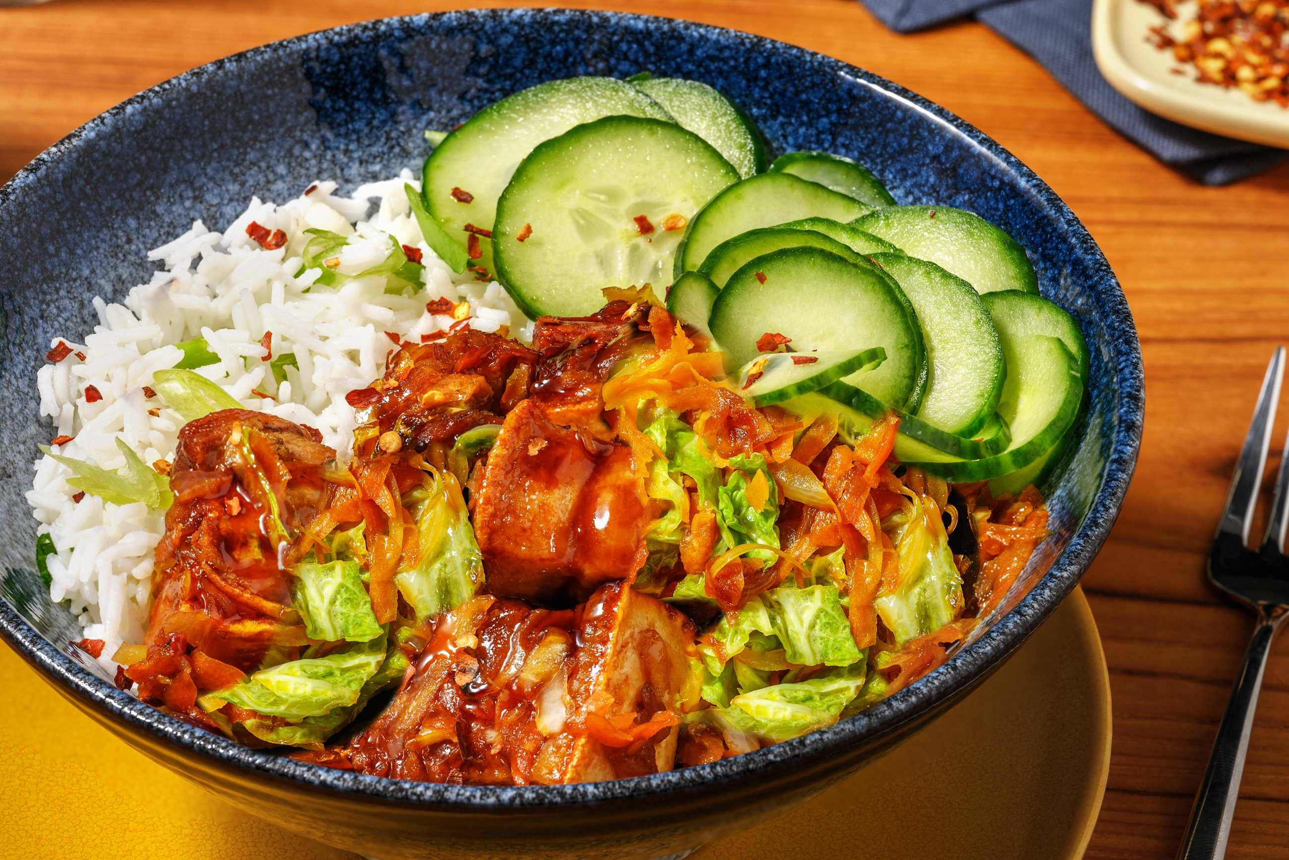 Asian-Style Braised Pork Belly & Rice