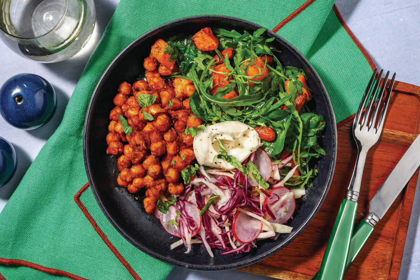 Chermoula Chickpea & Pumpkin Buddha Bowl