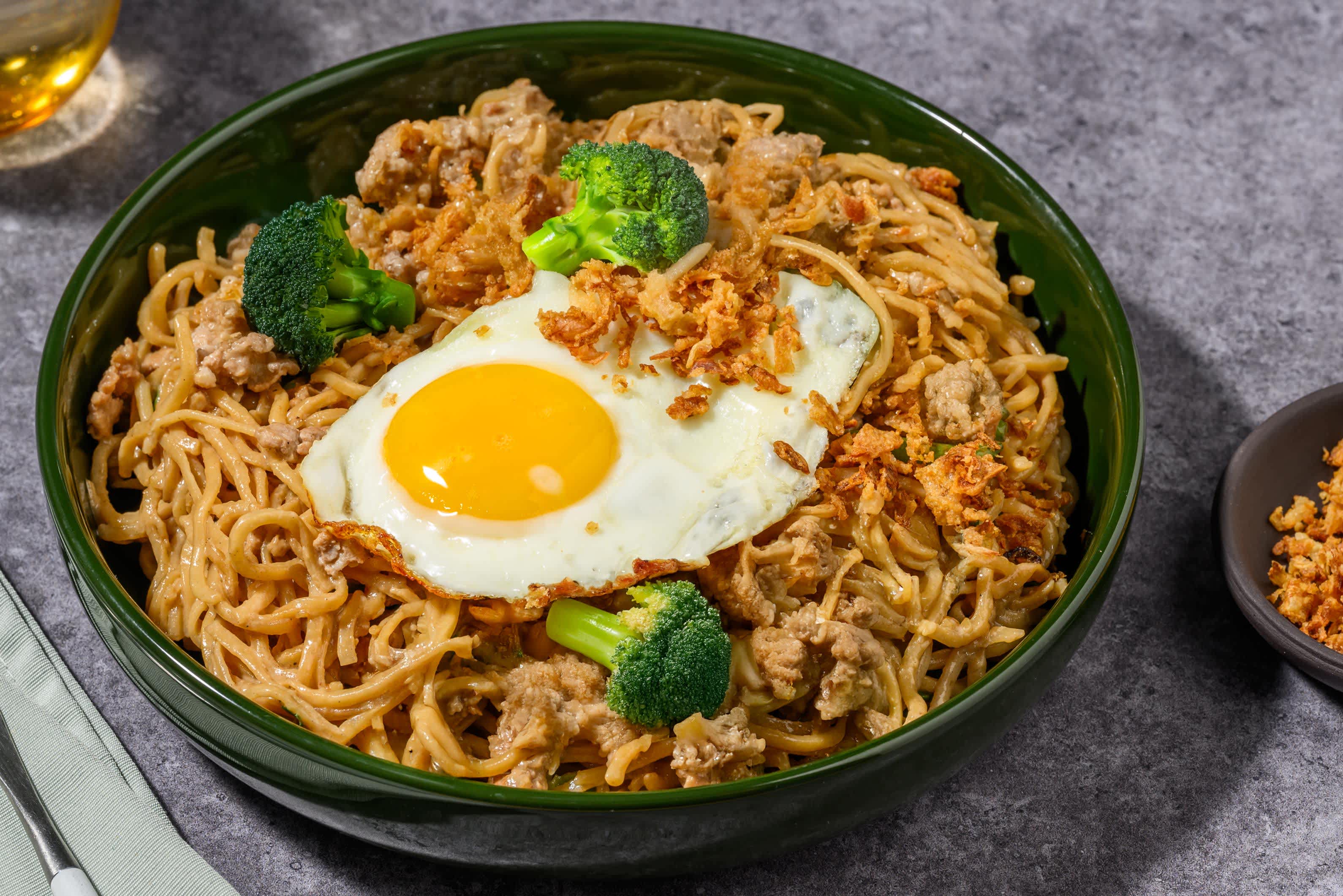 Double Sesame-Hoisin Pork Noodles & Sautéed Veg