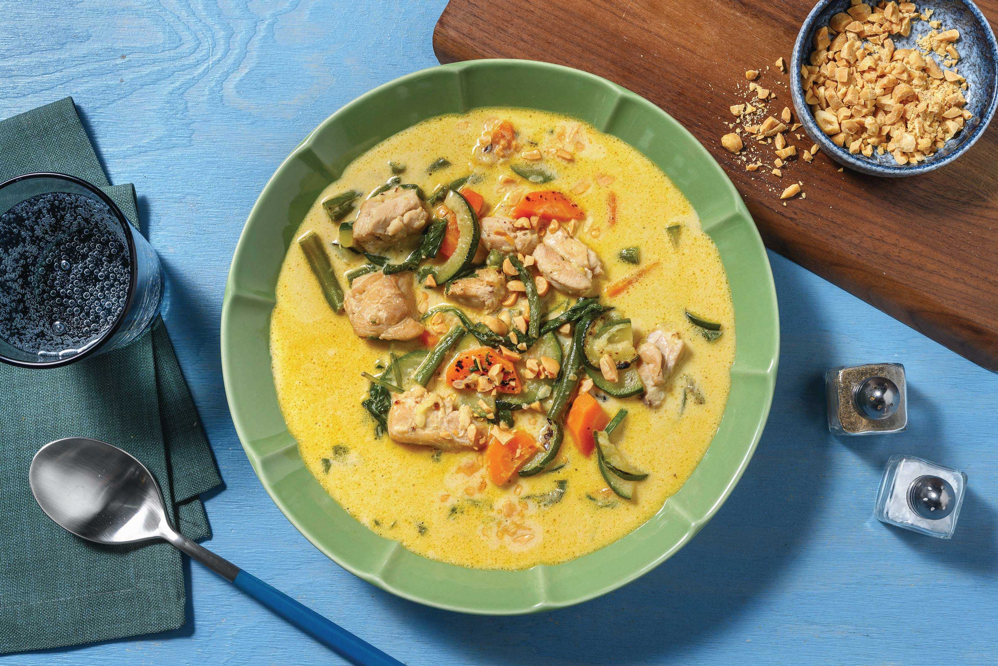 Mild Sri Lankan Coconut Chicken Tender Soup