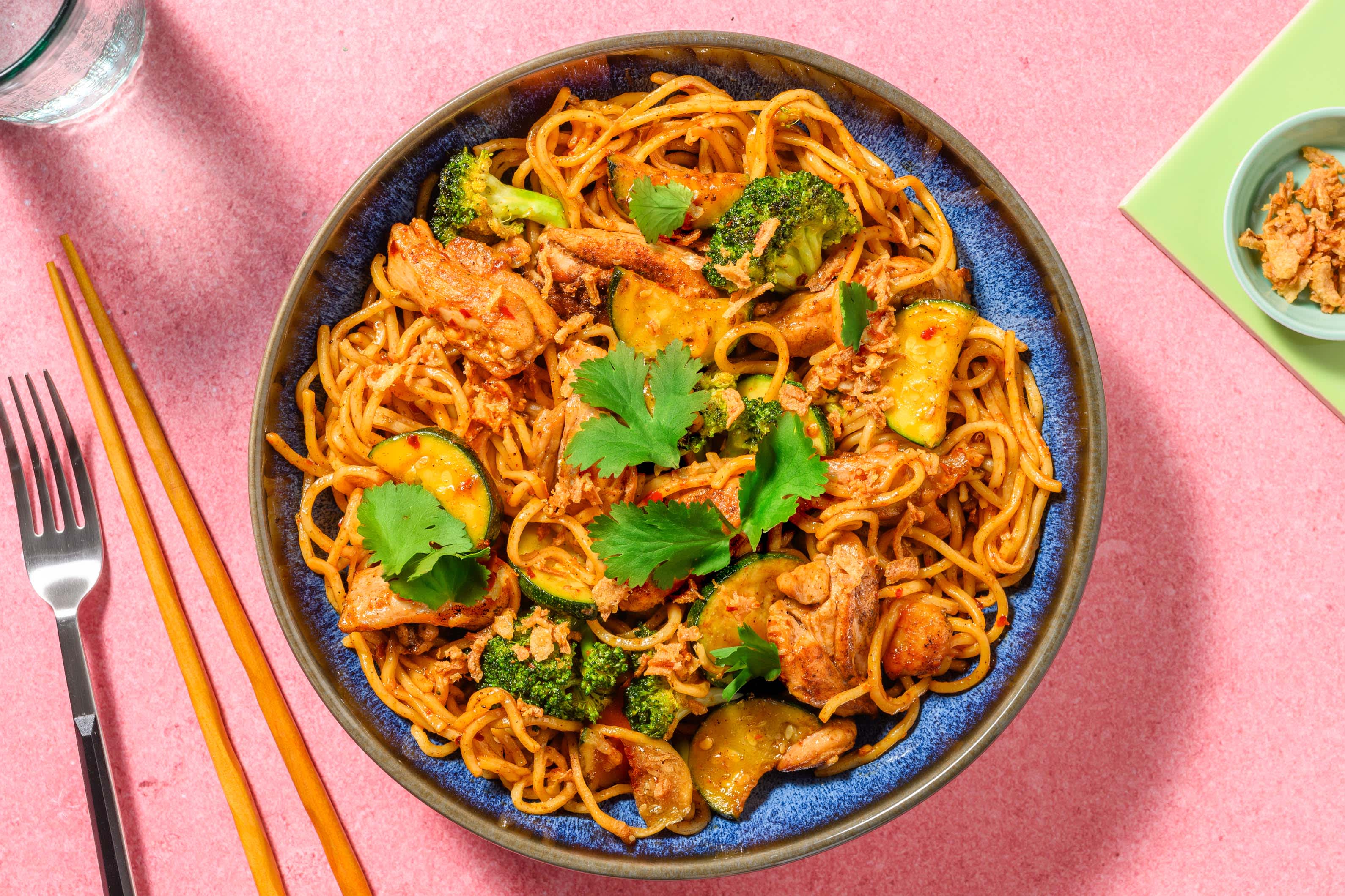 Sweet Soy Beef & Veggie Noodles