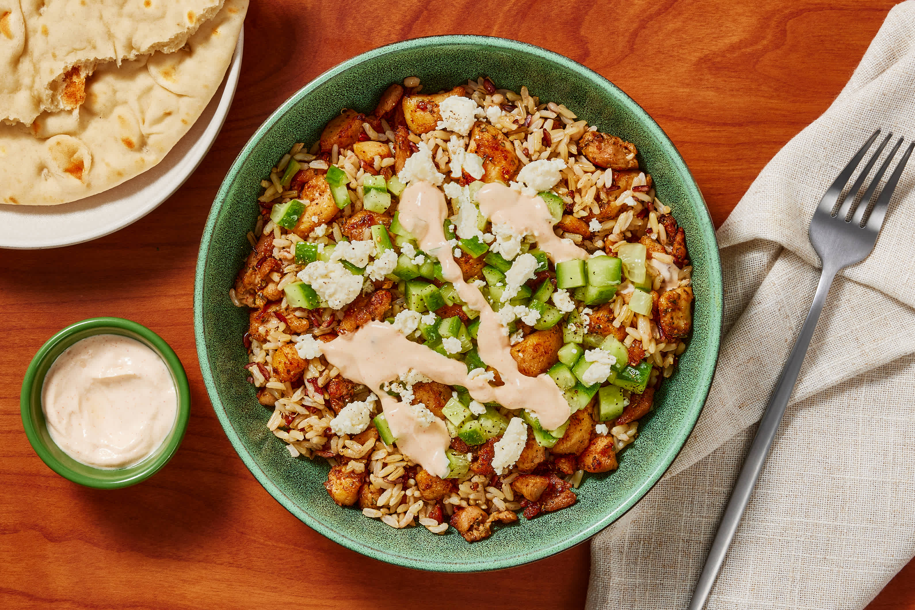 Mediterranean Chicken & Grain Bowls
