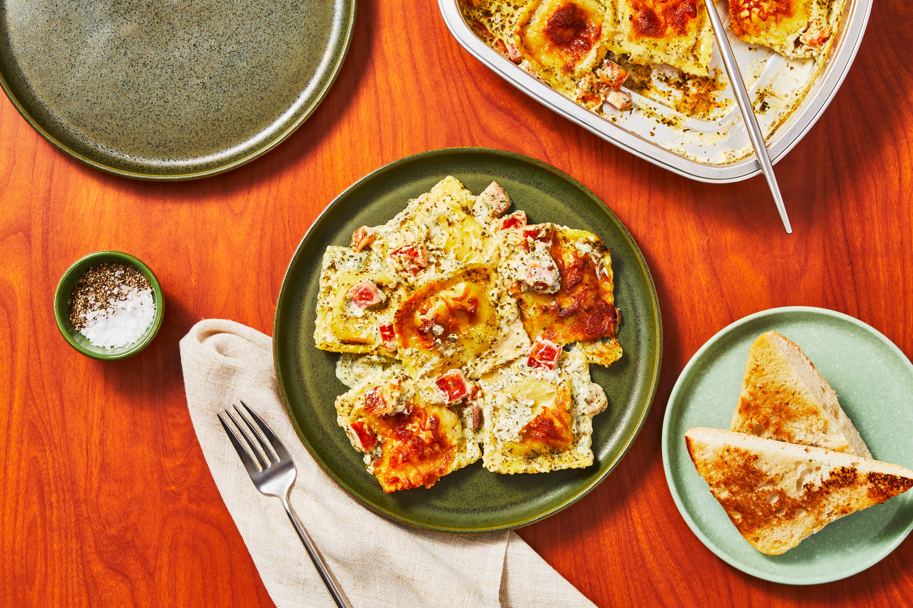 Cheesy Tomato Ravioli