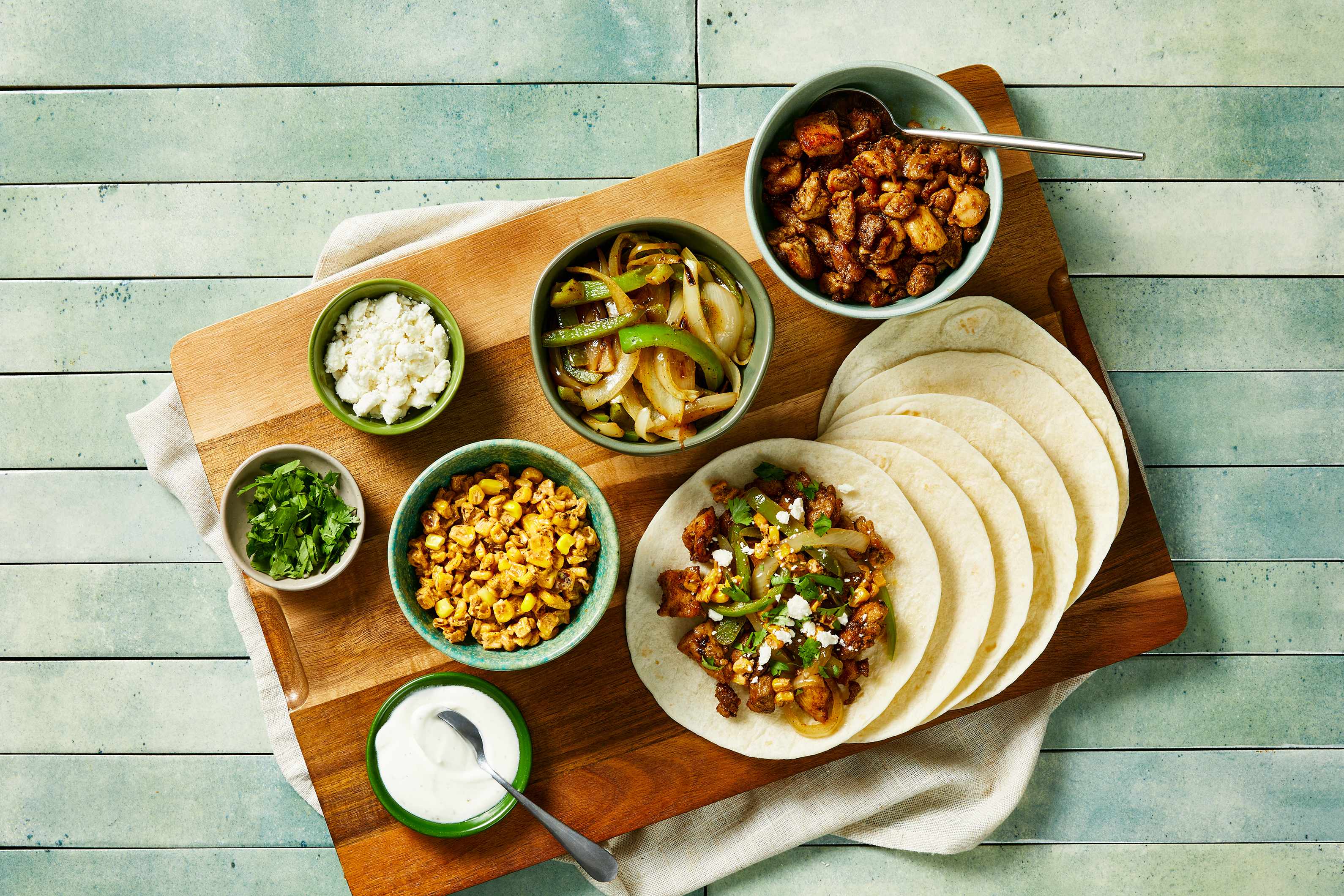 Southwest Chicken Taco Bar