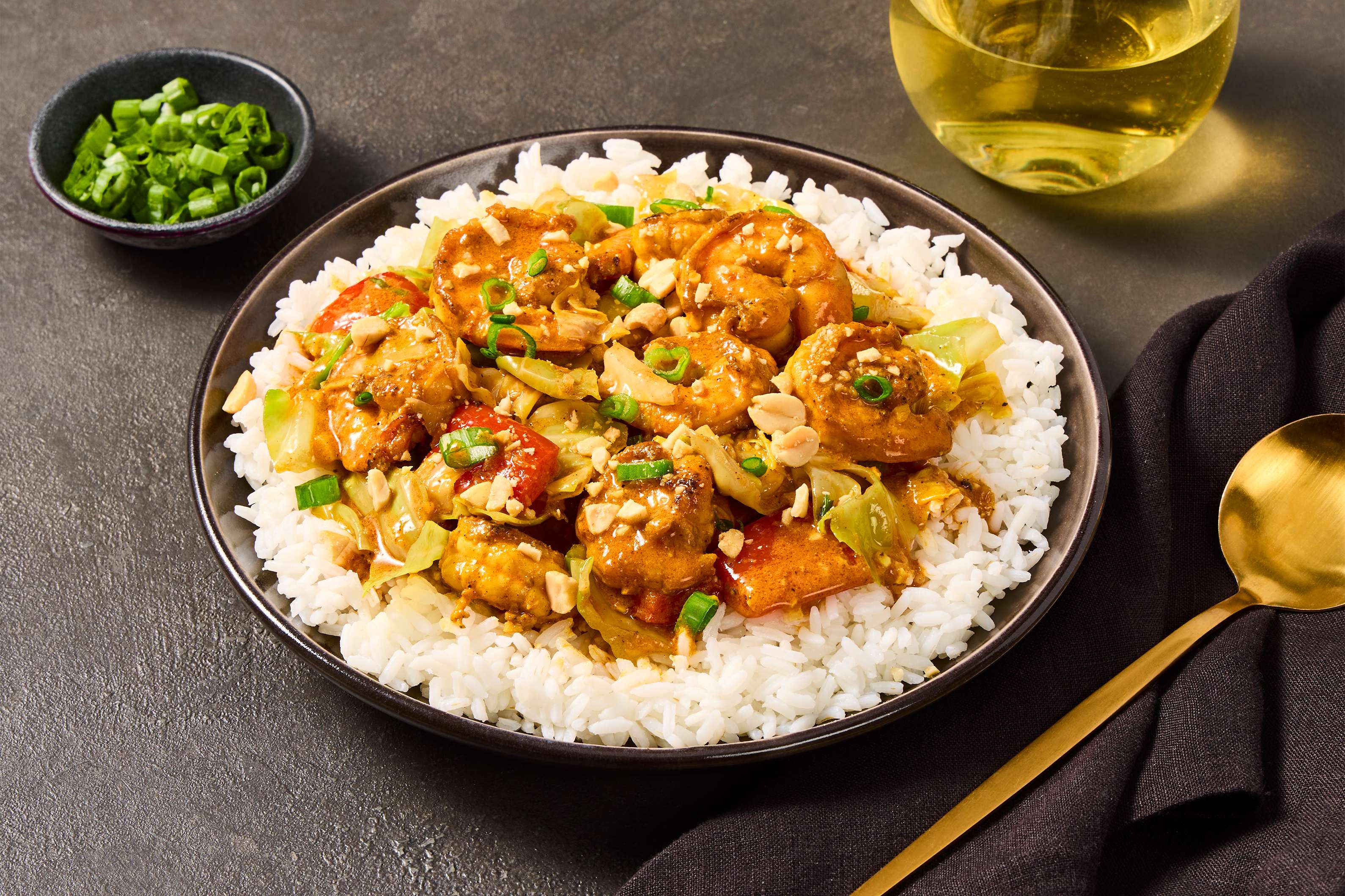 Coconut Shrimp & Cabbage Curry