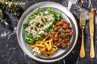 Mijoté de veau de luxe et salade d'endives