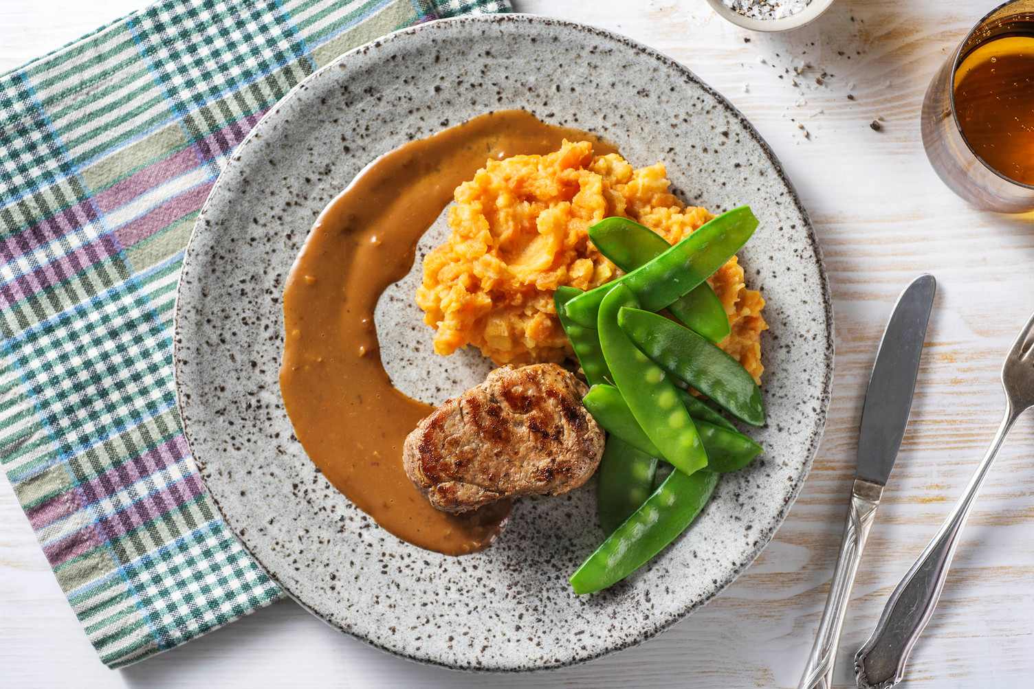 Filet mignon de porc & son jus de cuisson