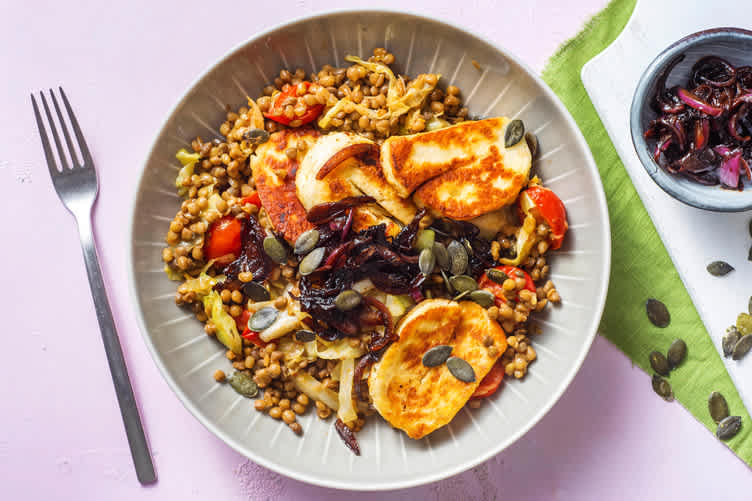 Pannstekt halloumi