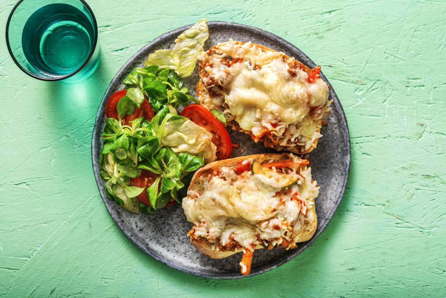 Tartine de bœuf haché & tomme fondue
