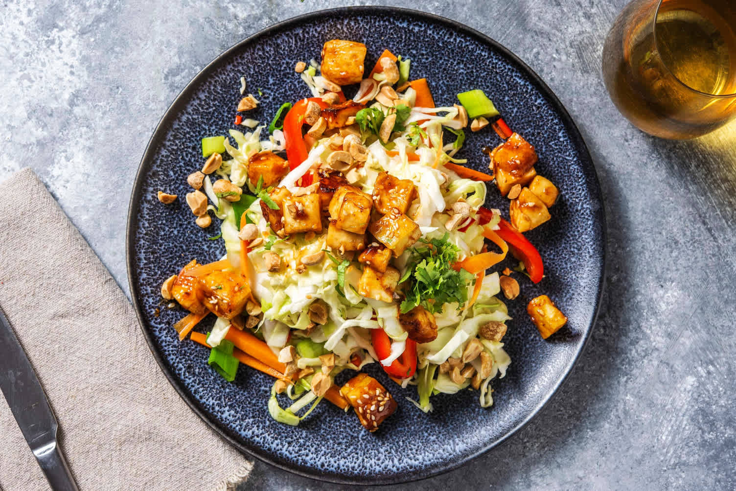 Honningglaseret halloumi
