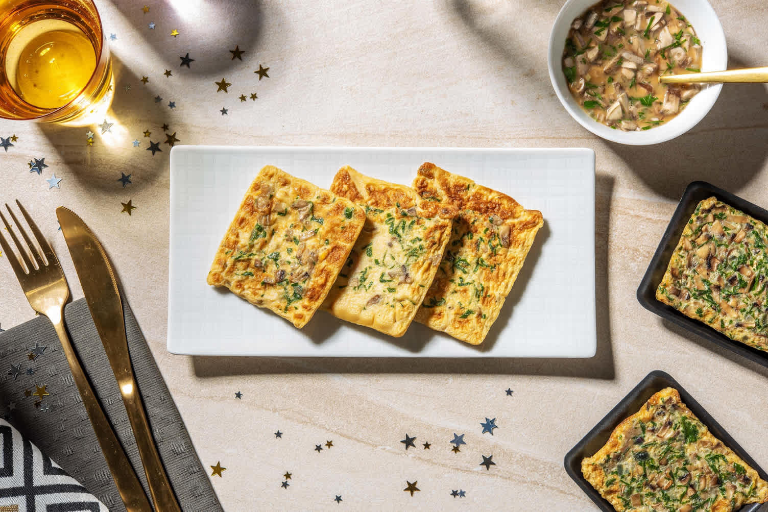 Omelette aux champignons