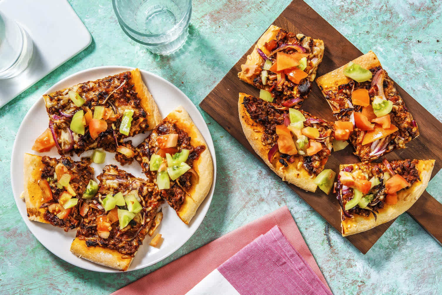 BBQ-pizza