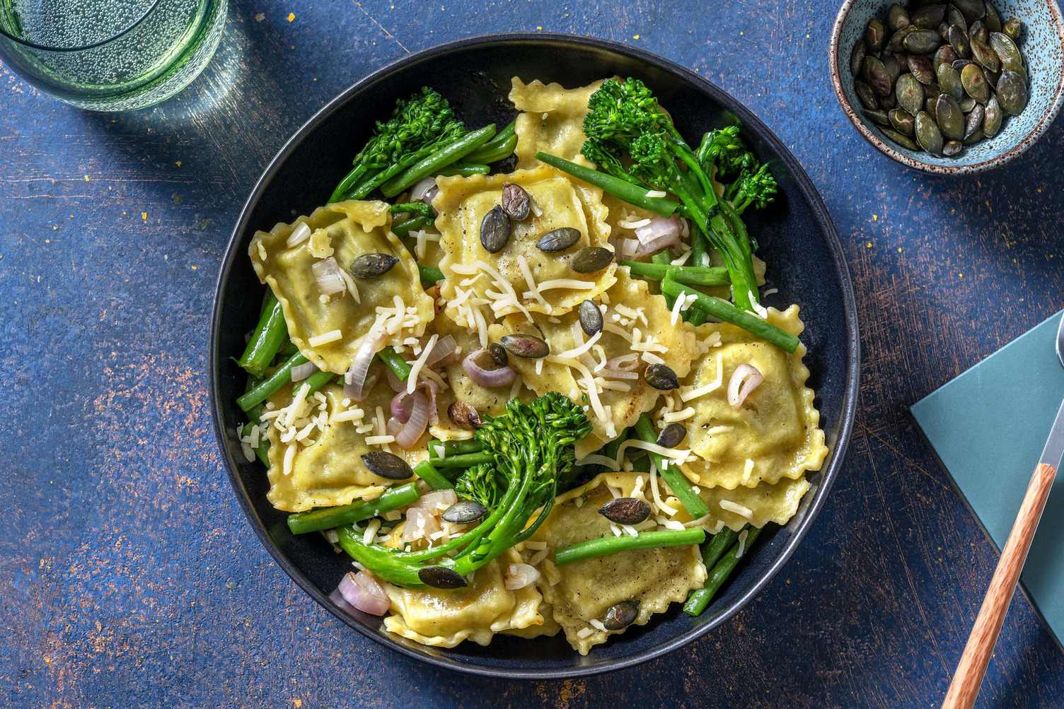 Ravioli frais au chou-fleur & au beurre noisette