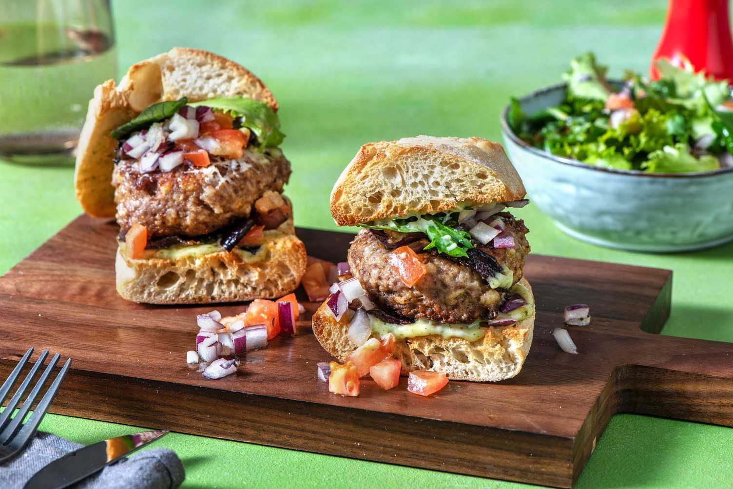  Italiensk inspireret sandwich