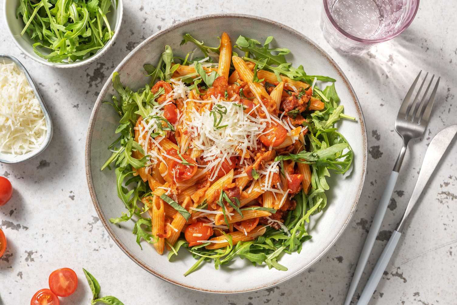 Penne all'amatriciana