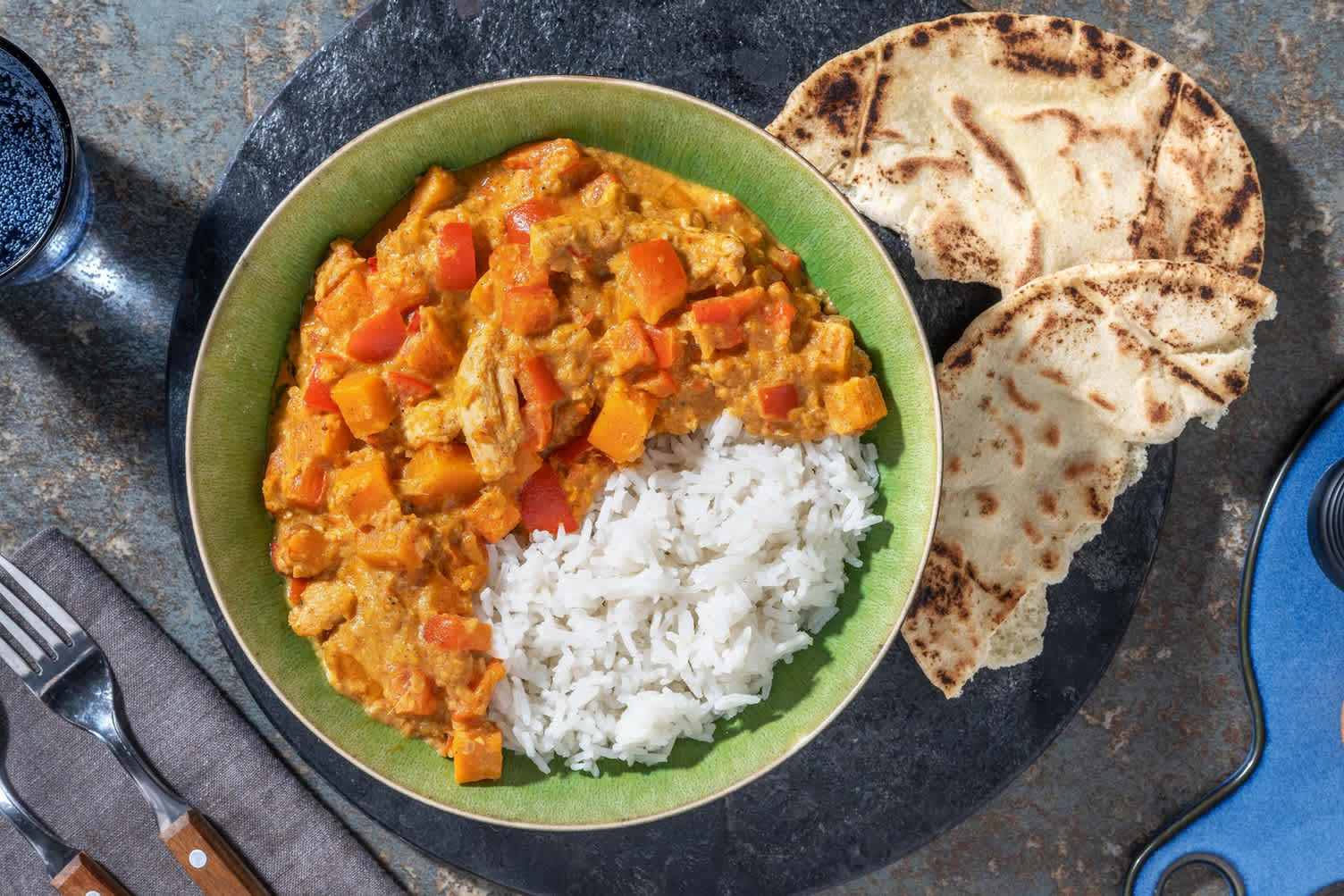 Oost-Afrikaanse curry met kippendij 