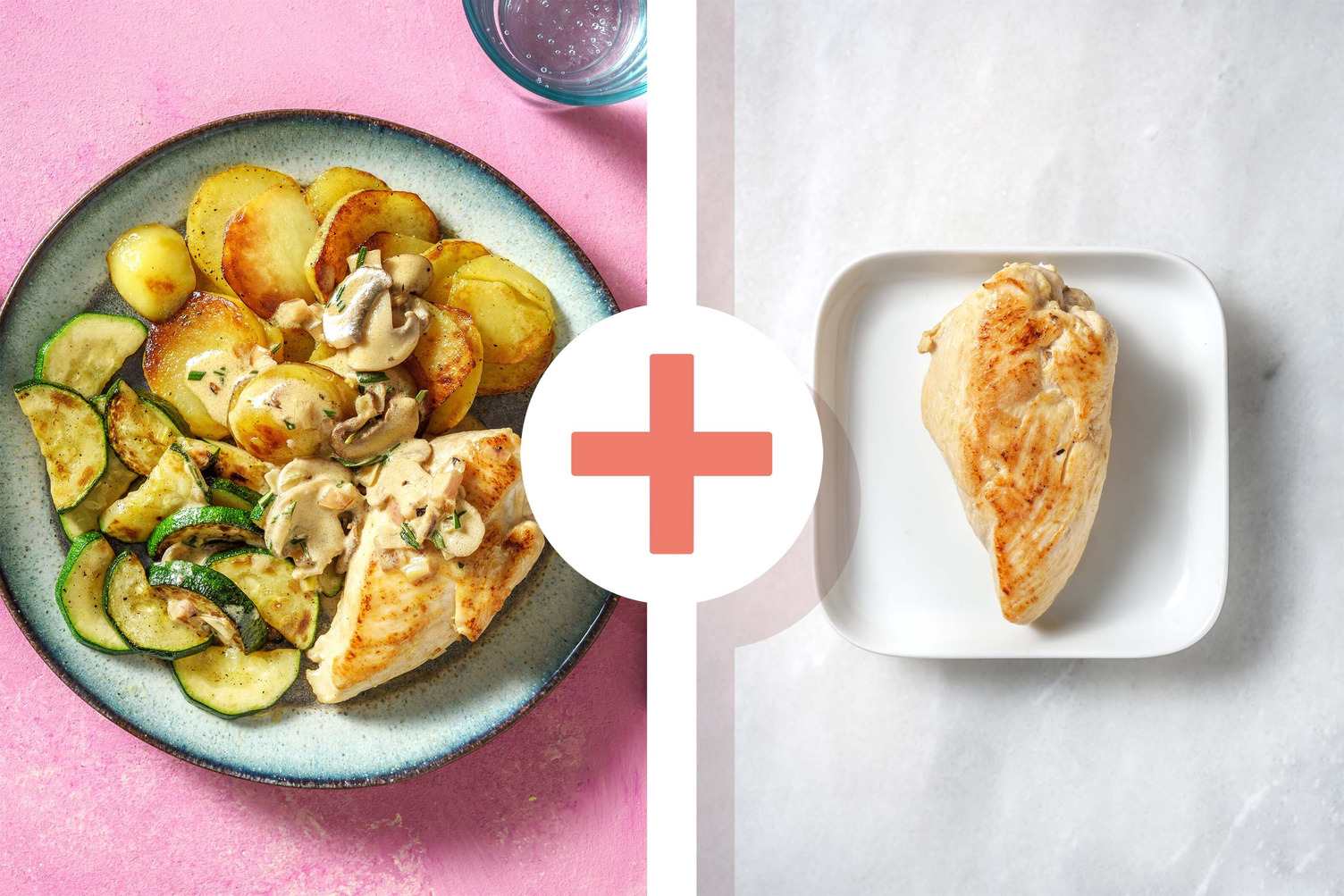 Double protein - Dubbele portie kipfilet in mosterd-roomsaus