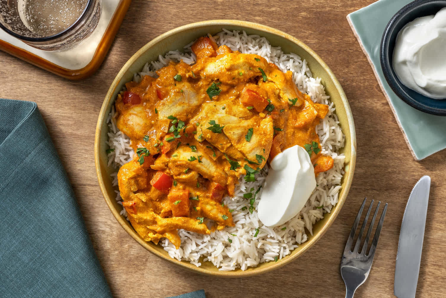 Curry épicés aux émincés de dinde