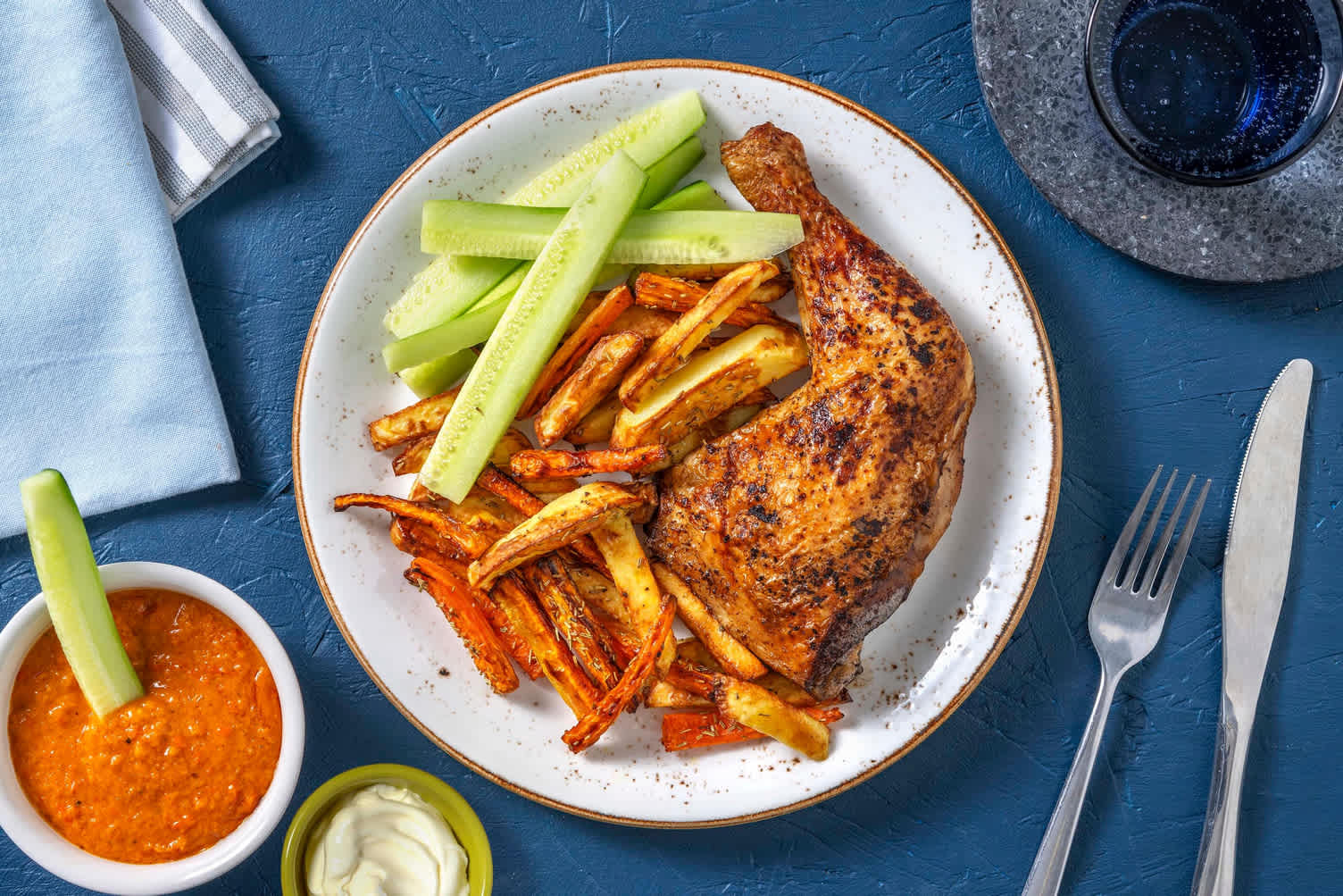 France-Portugal : poulet sauce piri-piri