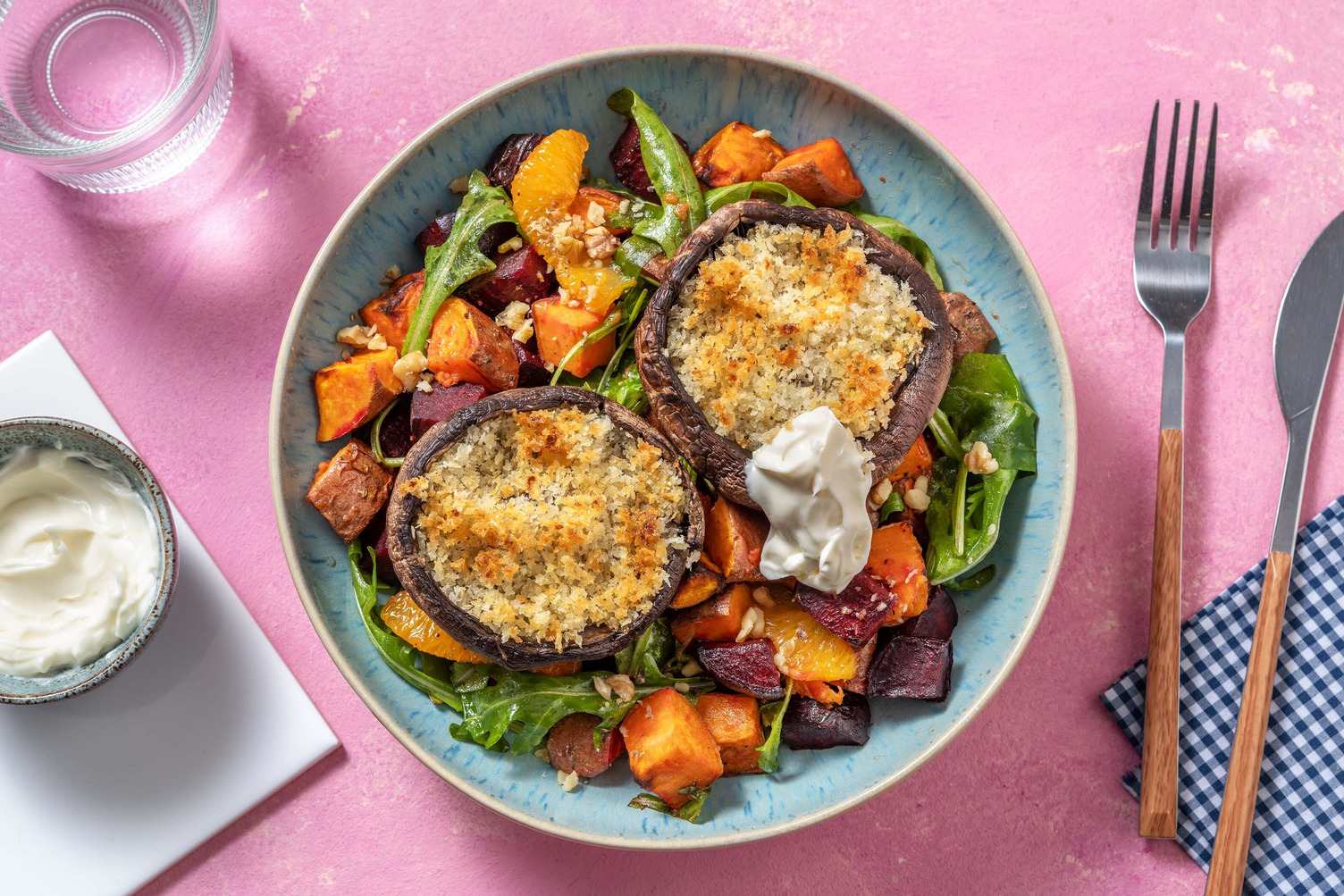 Stuffed Portobello Mushroom