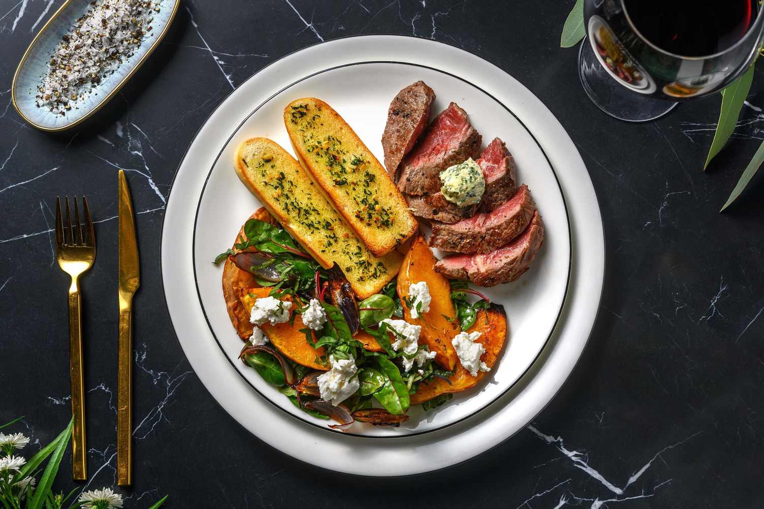Saftig steak