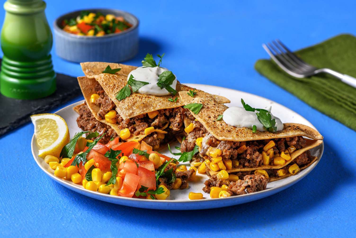 Millefoglie di tortilla messicana 