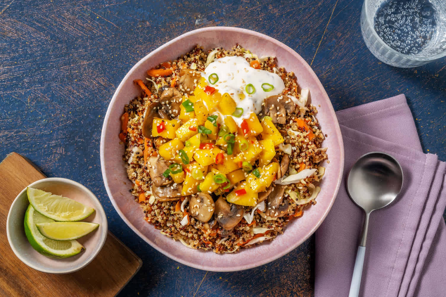 Japansk quinoabowl