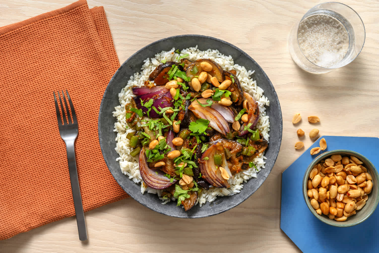 Wok de légumes façon Di San Xian