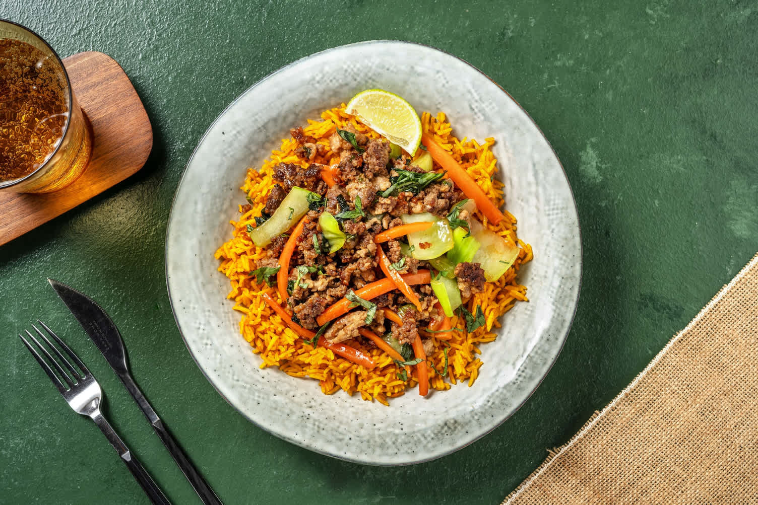 Thailandsk kjøttdeigbowl