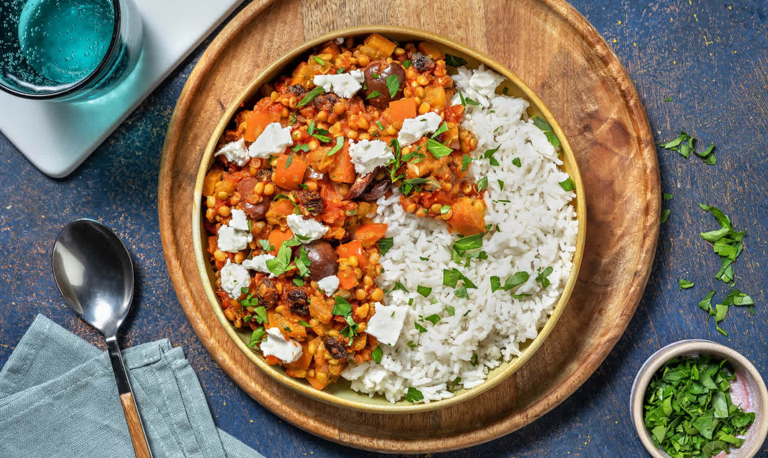 Veggie picadillo met linzen