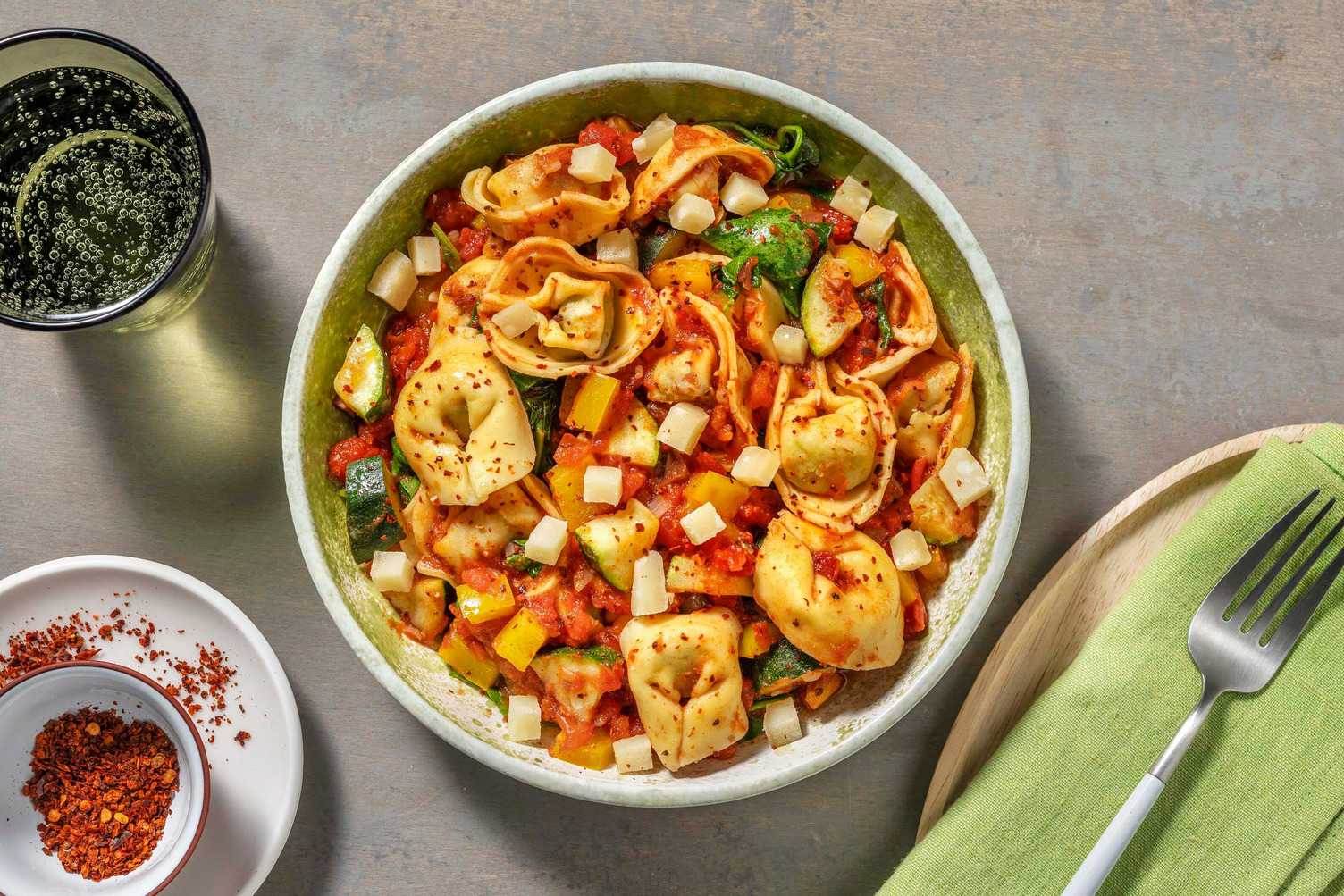 Tortelloni puttanesca