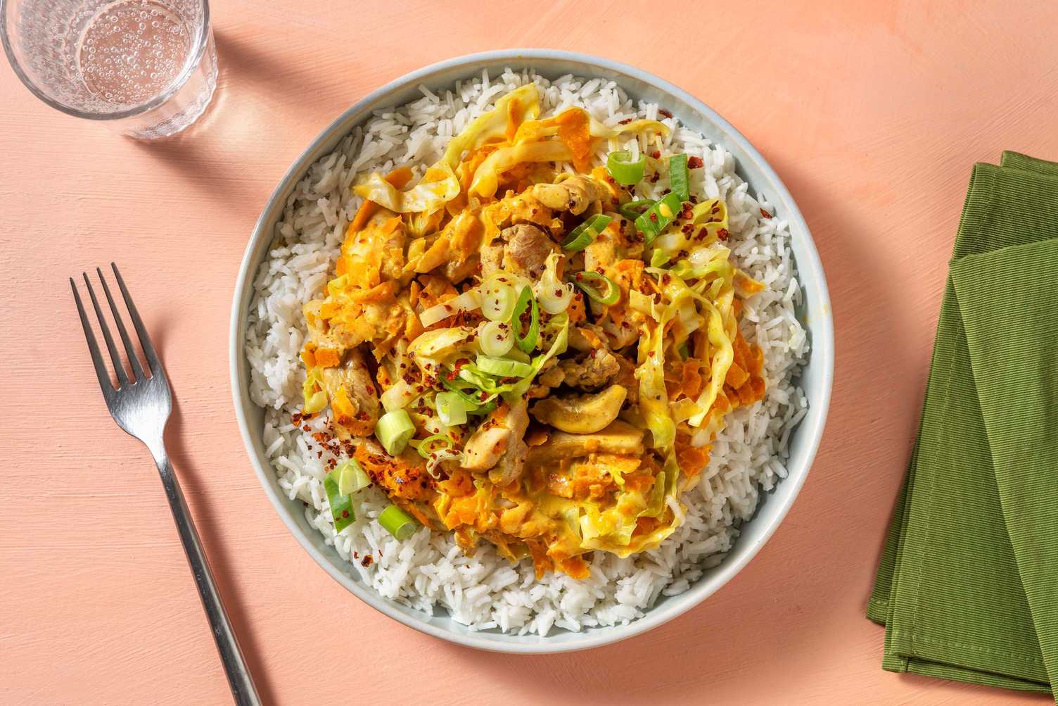 Snabb kycklingwok