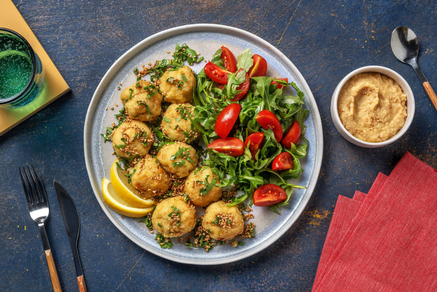 Tartufi di ceci e bulgur