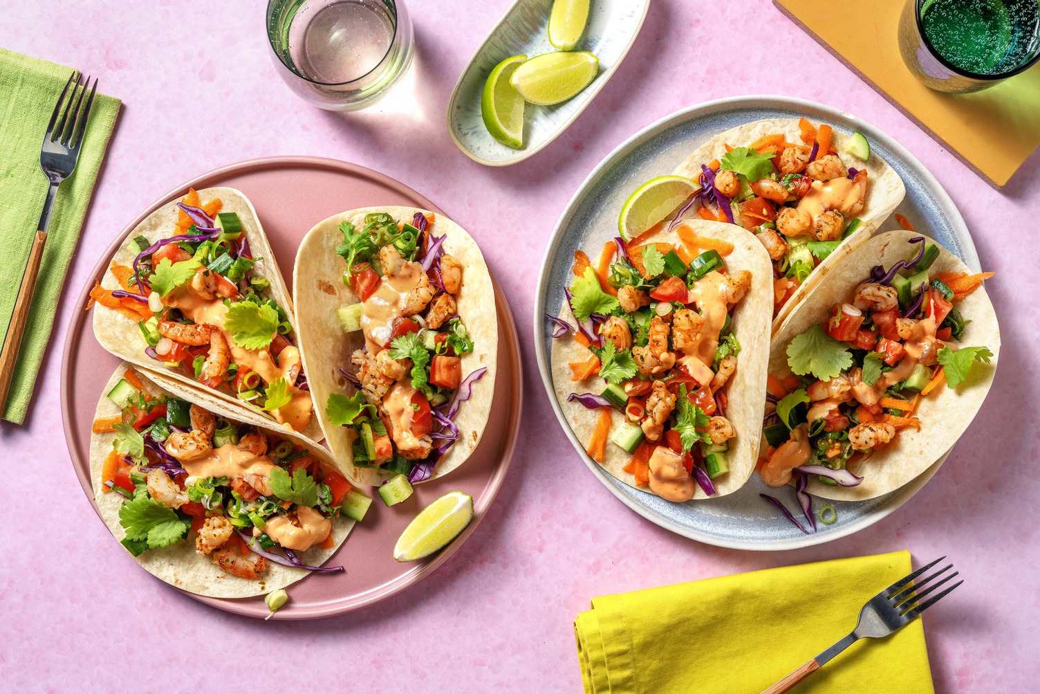 Asiatiske reketacos