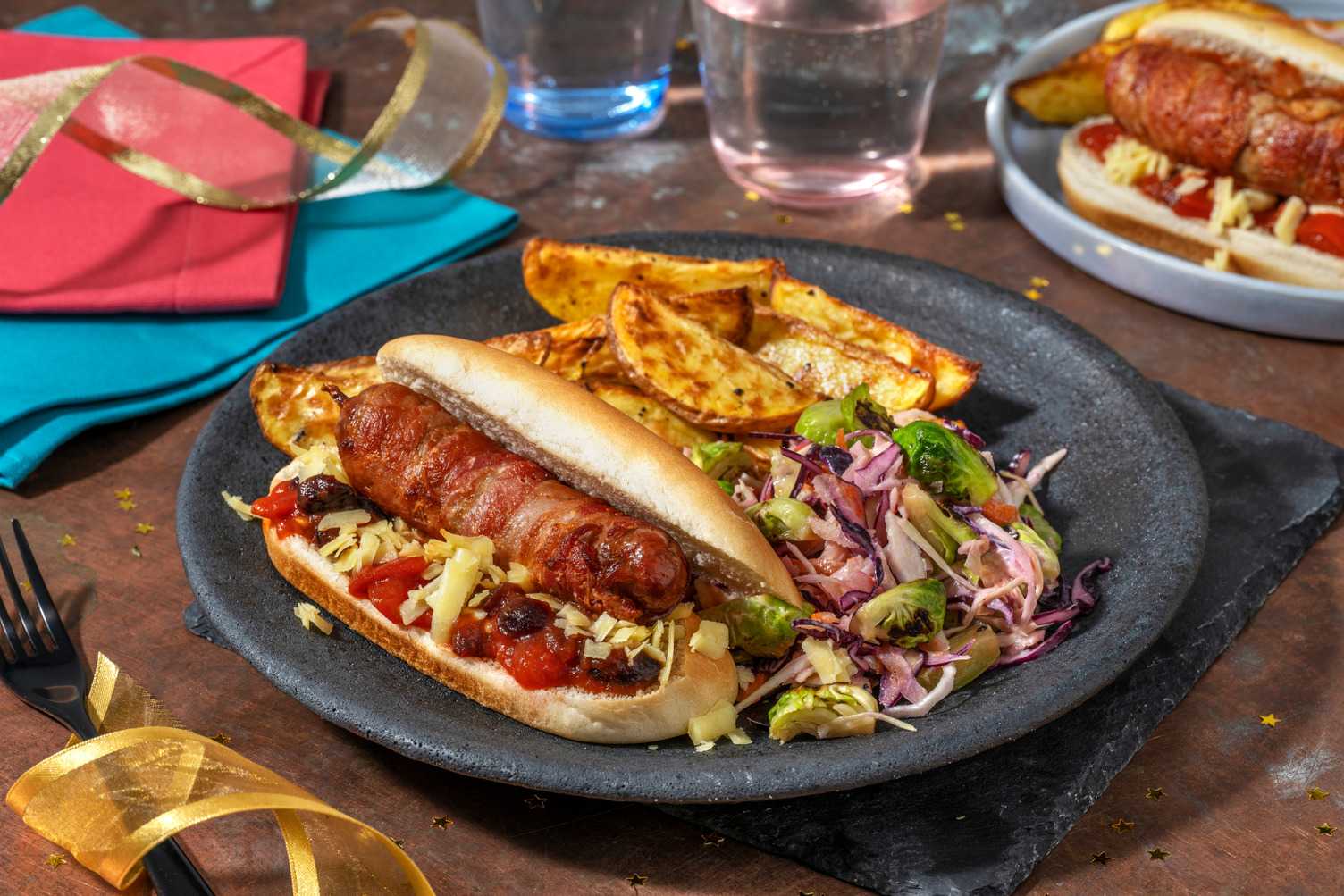 Cosy Giant Cheesy Pigs in Blankets