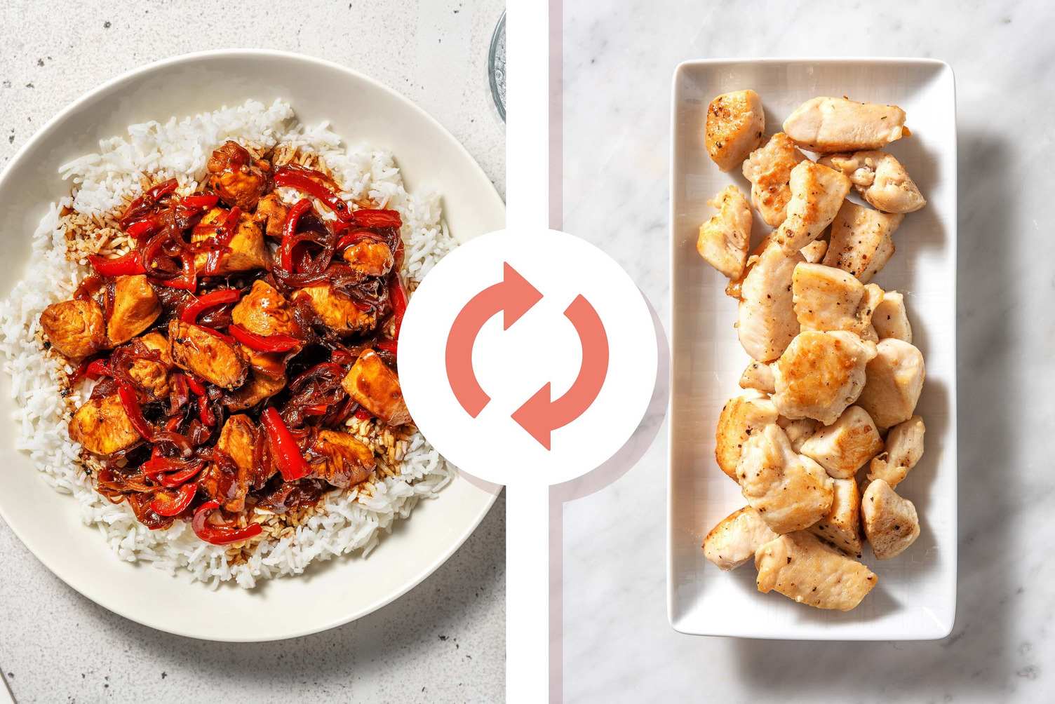 Sweet and Sticky Chicken Breast on Rice