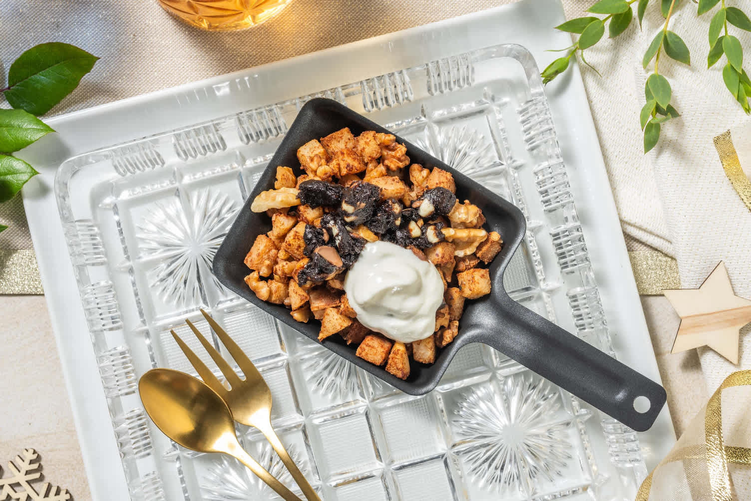 Crumble à la poire 