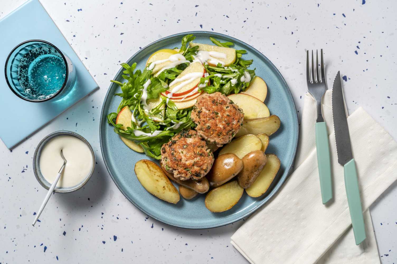 Mini burger di manzo, maiale e formaggio